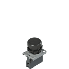 Pizzato - Produit complet avec bouton-poussoir, adaptateur de fixation et contacts