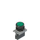 Pizzato - Produit complet avec bouton-poussoir, adaptateur de fixation et contacts
