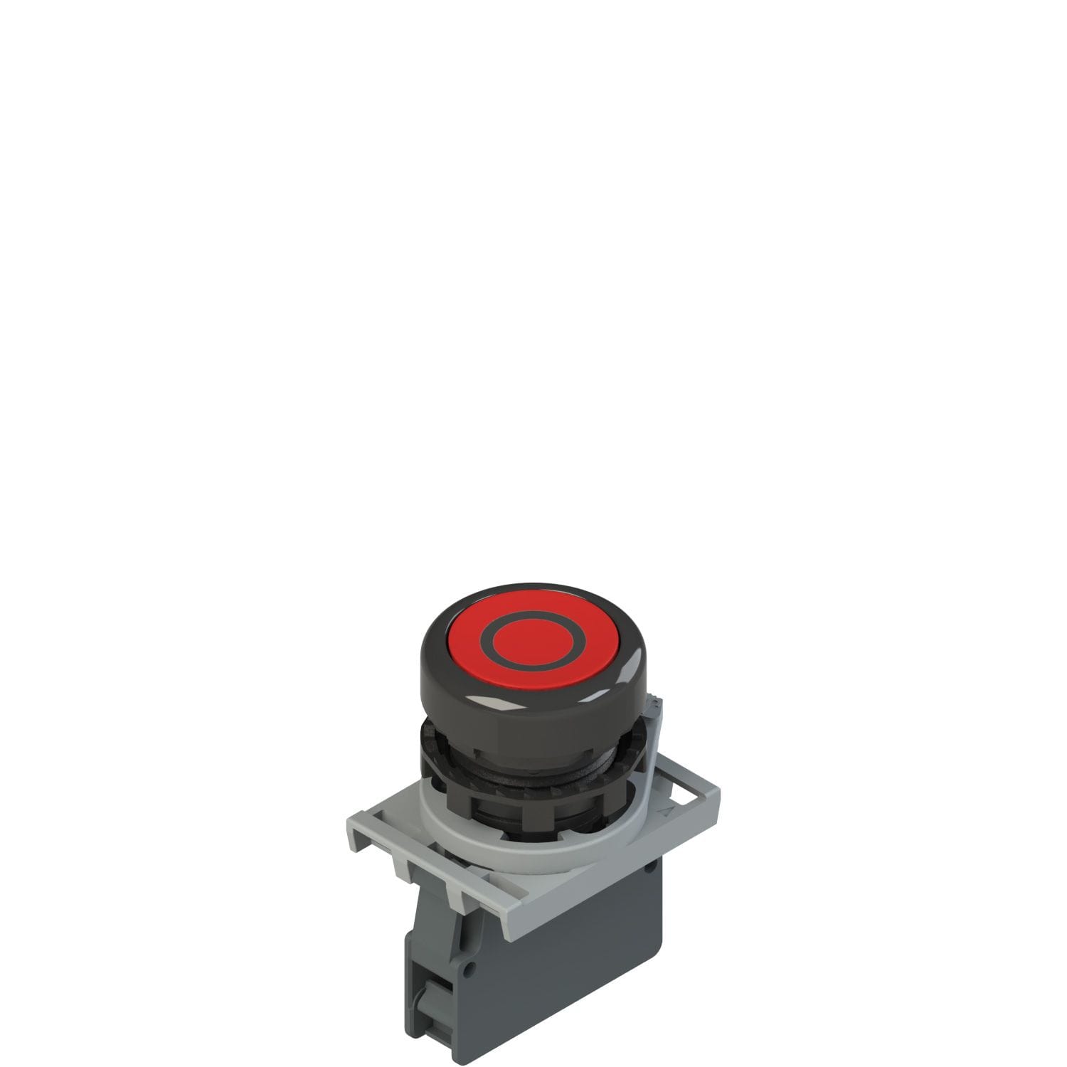 Pizzato - Produit complet avec bouton-poussoir, adaptateur de fixation et contacts