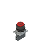 Pizzato - Produit complet avec bouton-poussoir, adaptateur de fixation et contacts