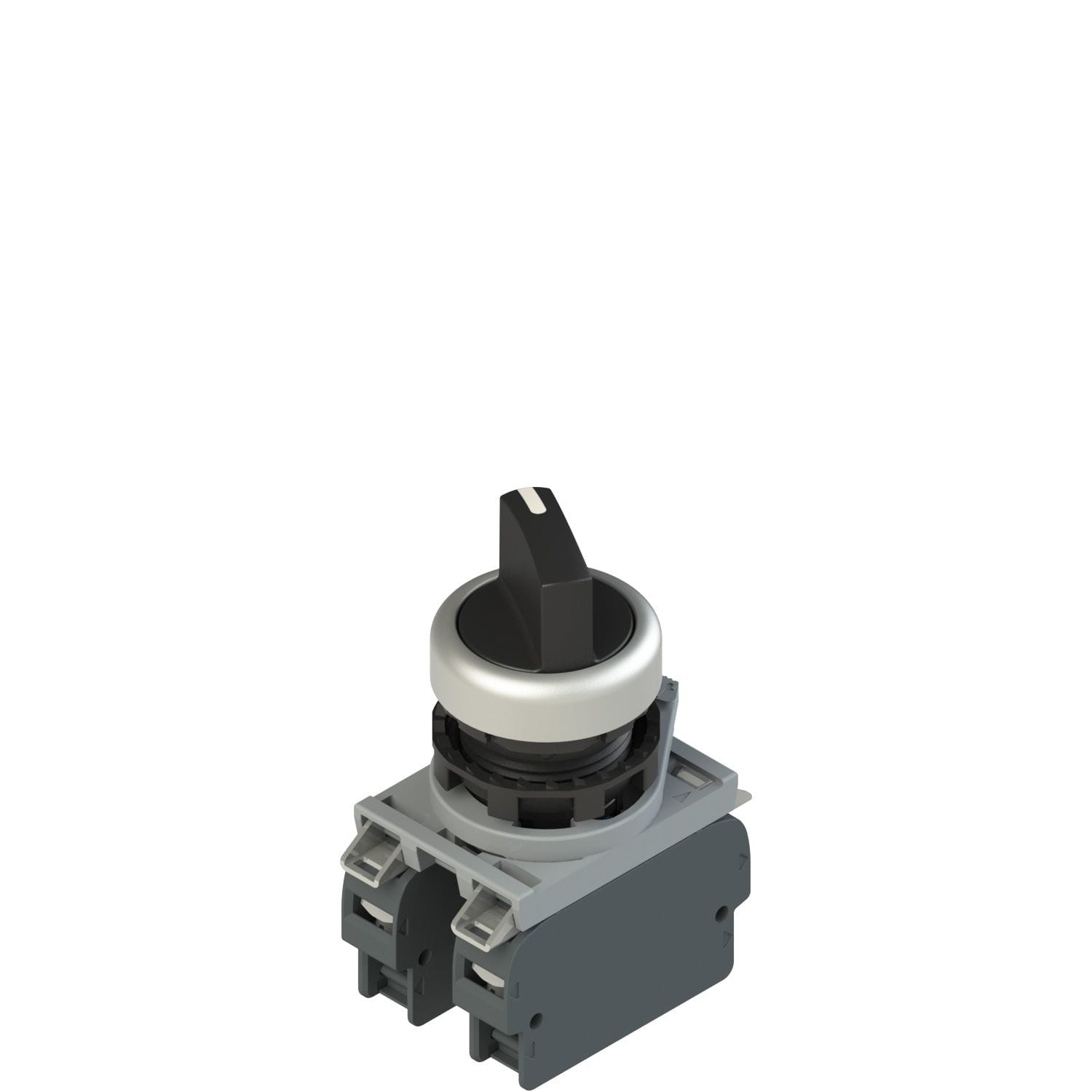 Pizzato - Produit complet avec sélecteur à 4 positions, adaptateur de fixation et contacts