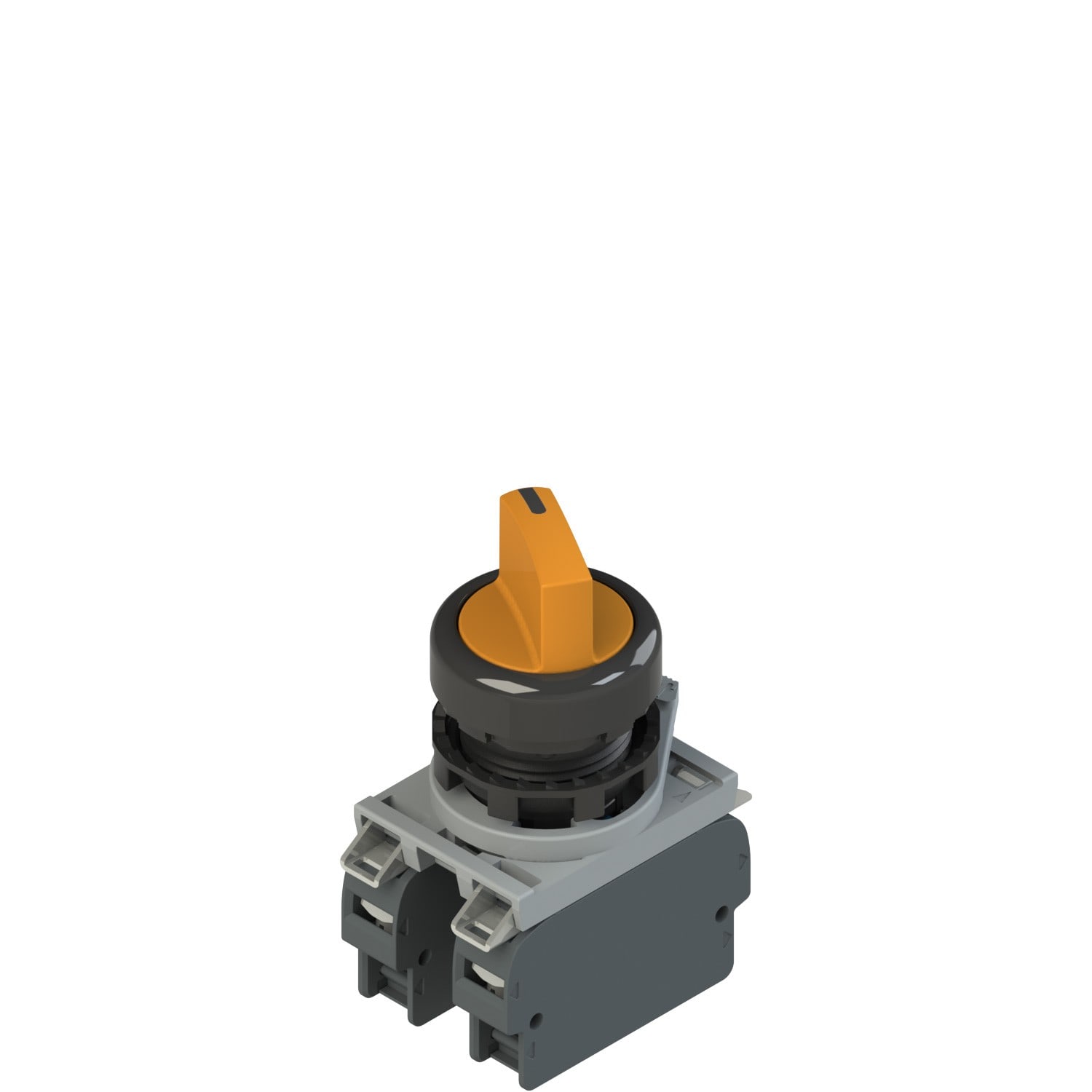 Pizzato - Produit complet avec sélecteur à 4 positions, adaptateur de fixation et contacts