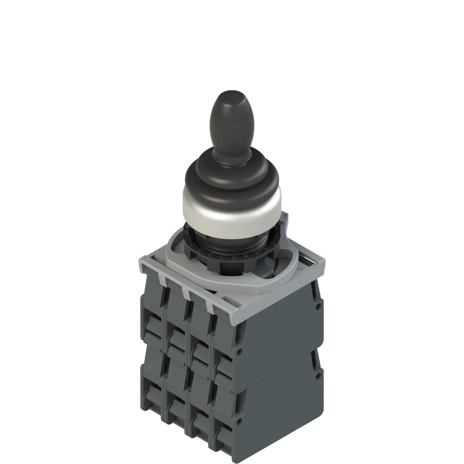 Pizzato - Produit complet avec joystick, adaptateur de fixation et contacts