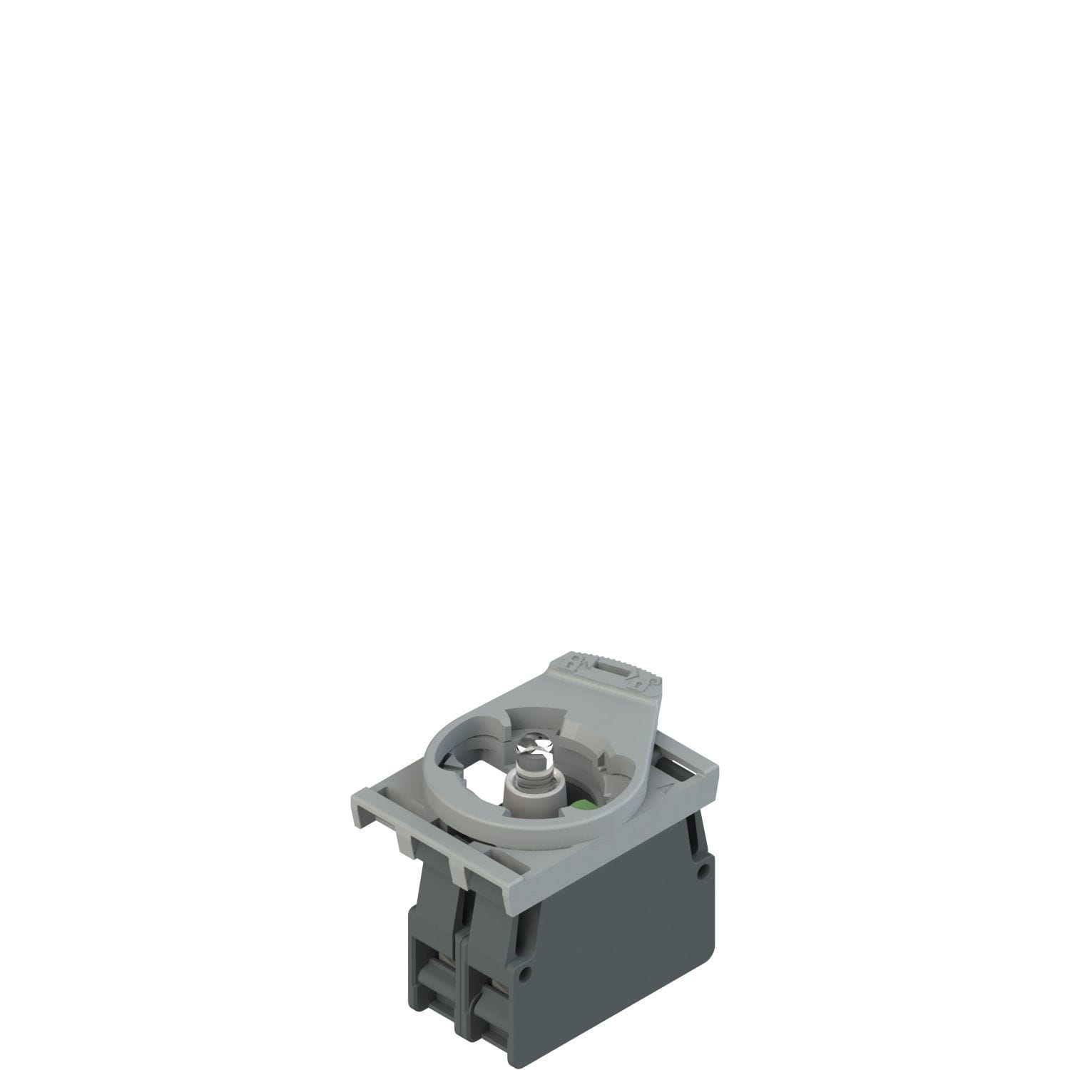 Pizzato - Produit complet avec bloc à DEL blanc+bloc de contact 1NC+adaptateur de fixation