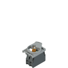 Pizzato - Produit complet avec bloc à DEL orange+bloc de contact 1NO+adaptateur de fixat