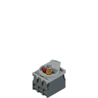 Pizzato - Produit complet avec bloc à DEL orange+bloc de contact 1NC+1NO+adaptateur de fix
