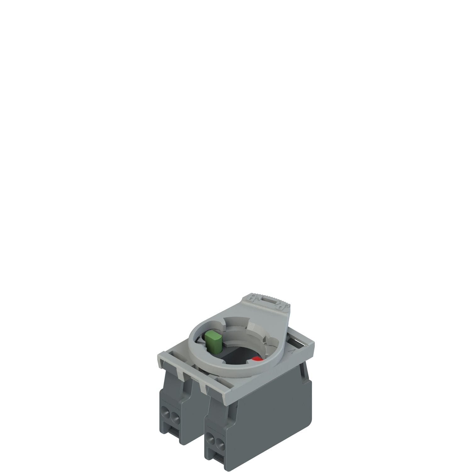 Pizzato - Produit complet avec bloc de contact 1NC+1NO et adaptateur de fixation