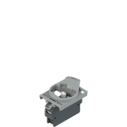 Pizzato - Produit complet avec bloc de contact double, 1NO+1NC et adaptateur de fixation