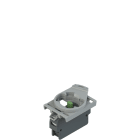 Pizzato - Produit complet avec bloc de contact double, 2NO et adaptateur de fixation
