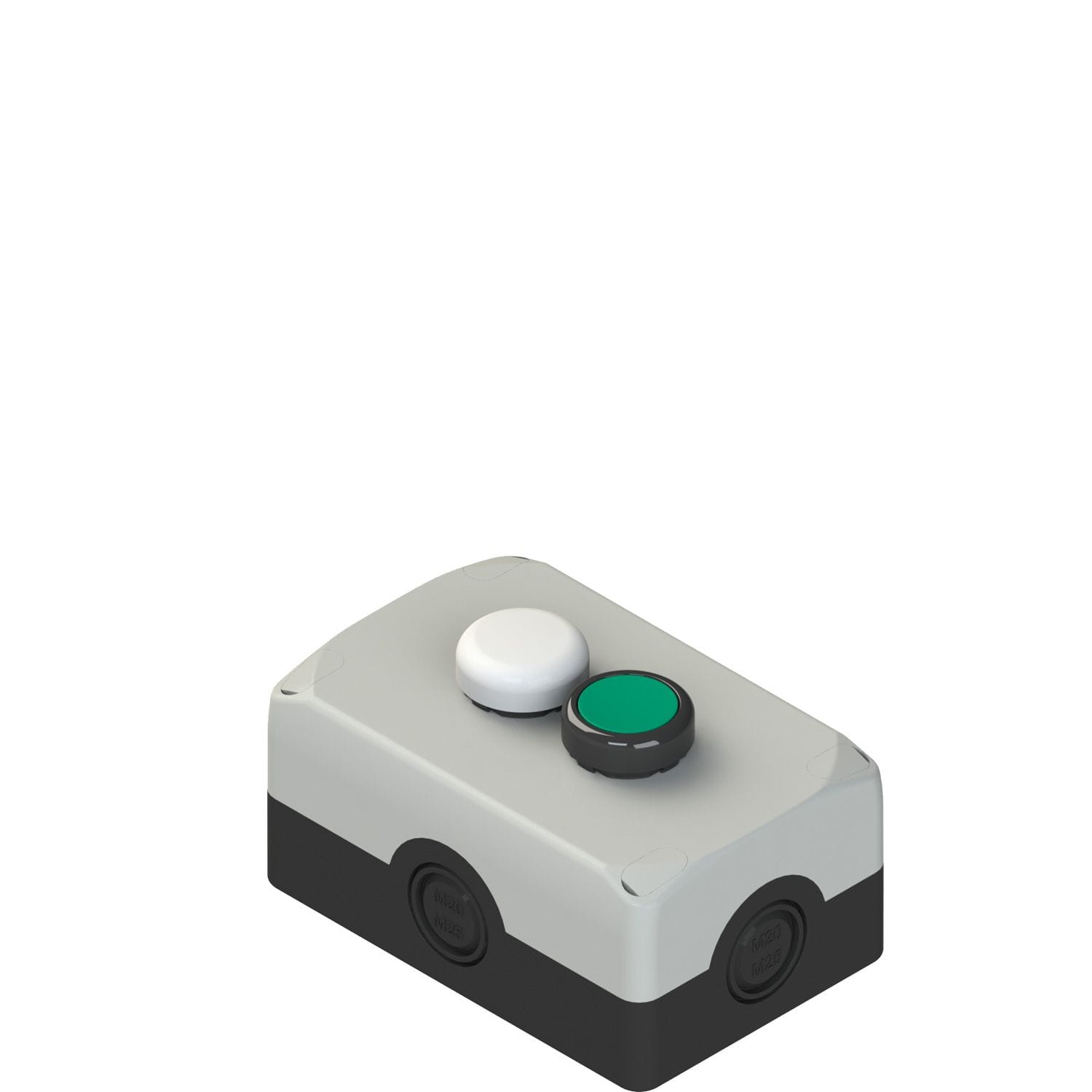 Pizzato - Produit complet avec boîte, 1 voyant lumineux, 1 bouton-poussoir affleurant et c