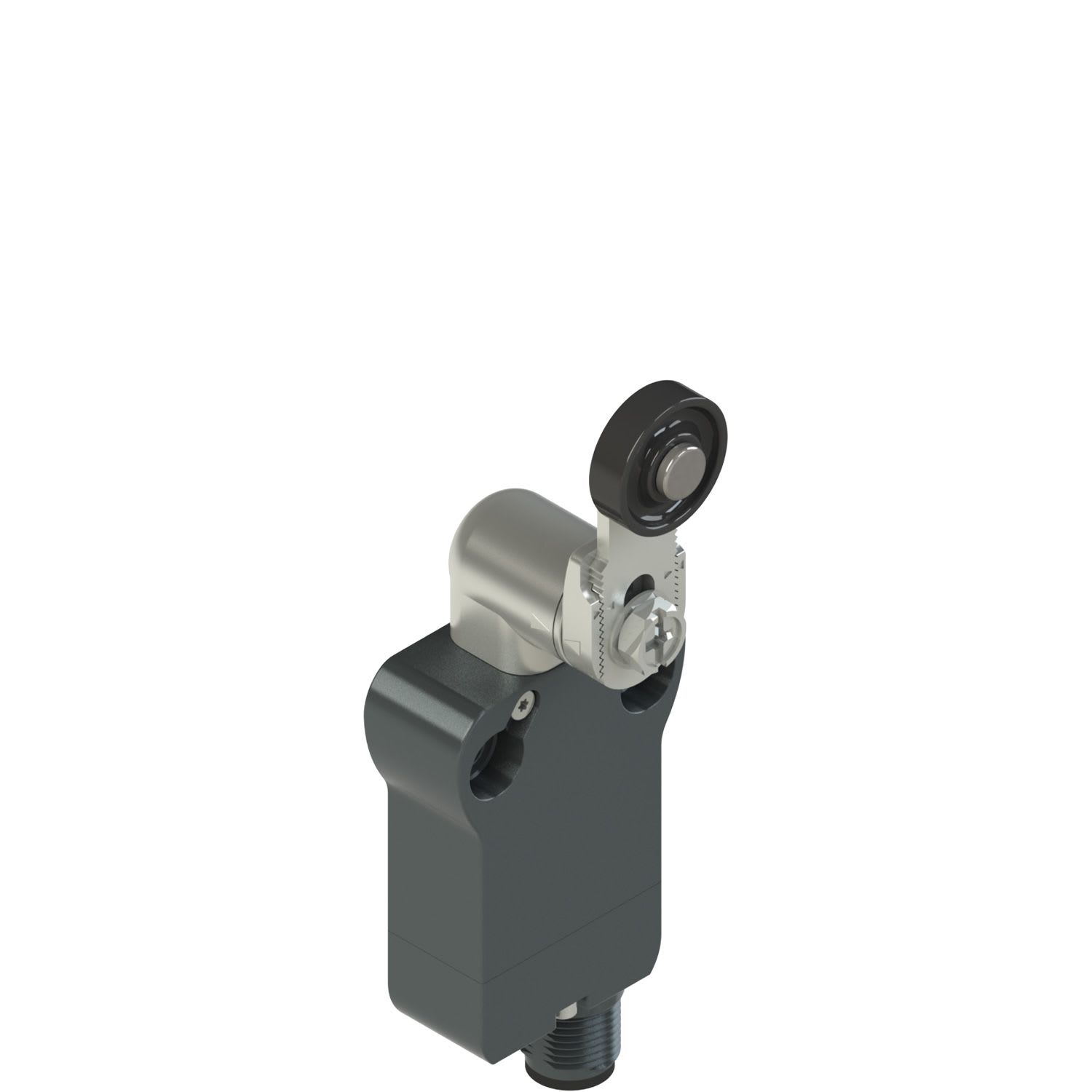 Pizzato - Interrupteur précablé modulaire à levier rotatif en metal droit réglable à galet