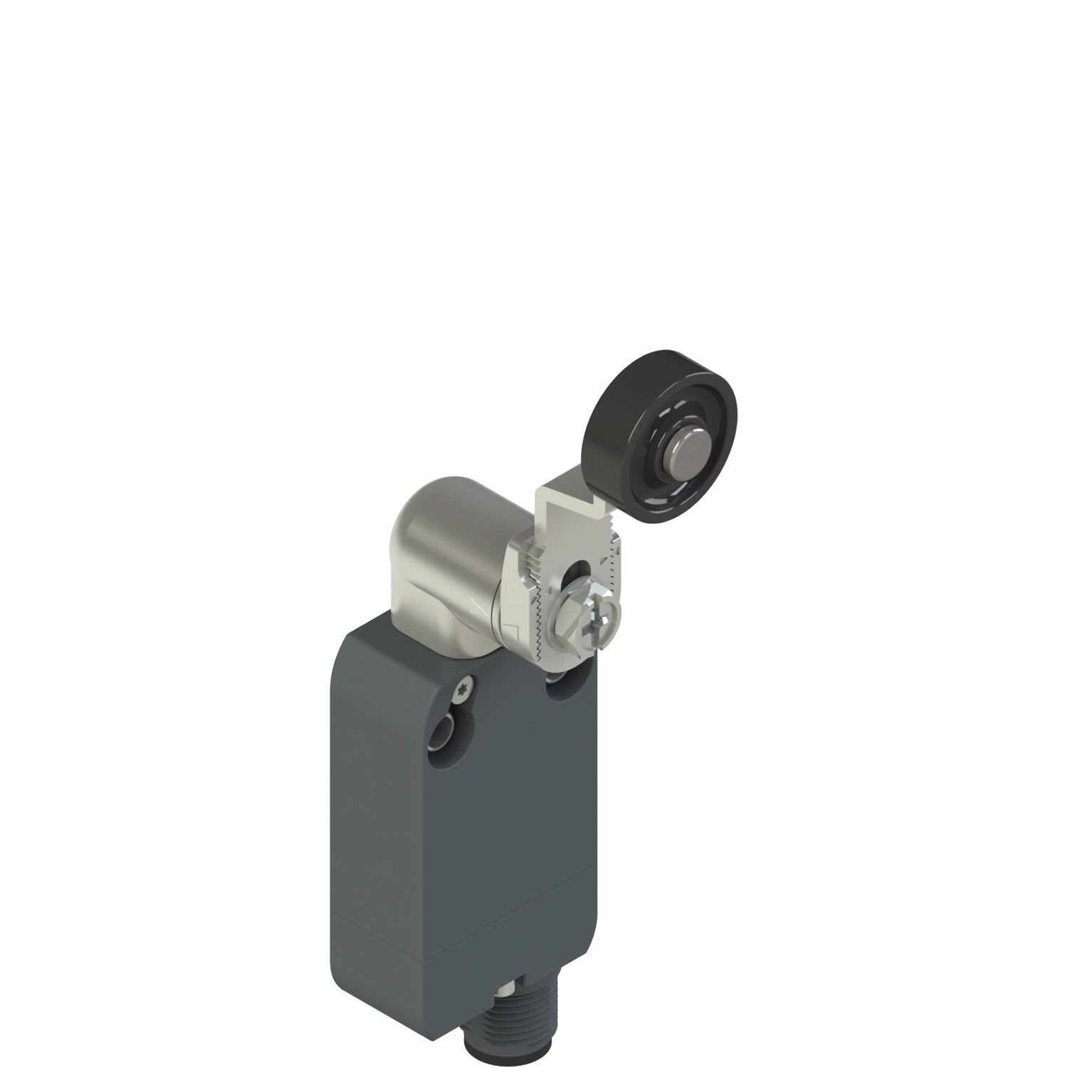 Pizzato - Interrupteur précablé modulaire,levier rotatif en metal profilé réglable à galet