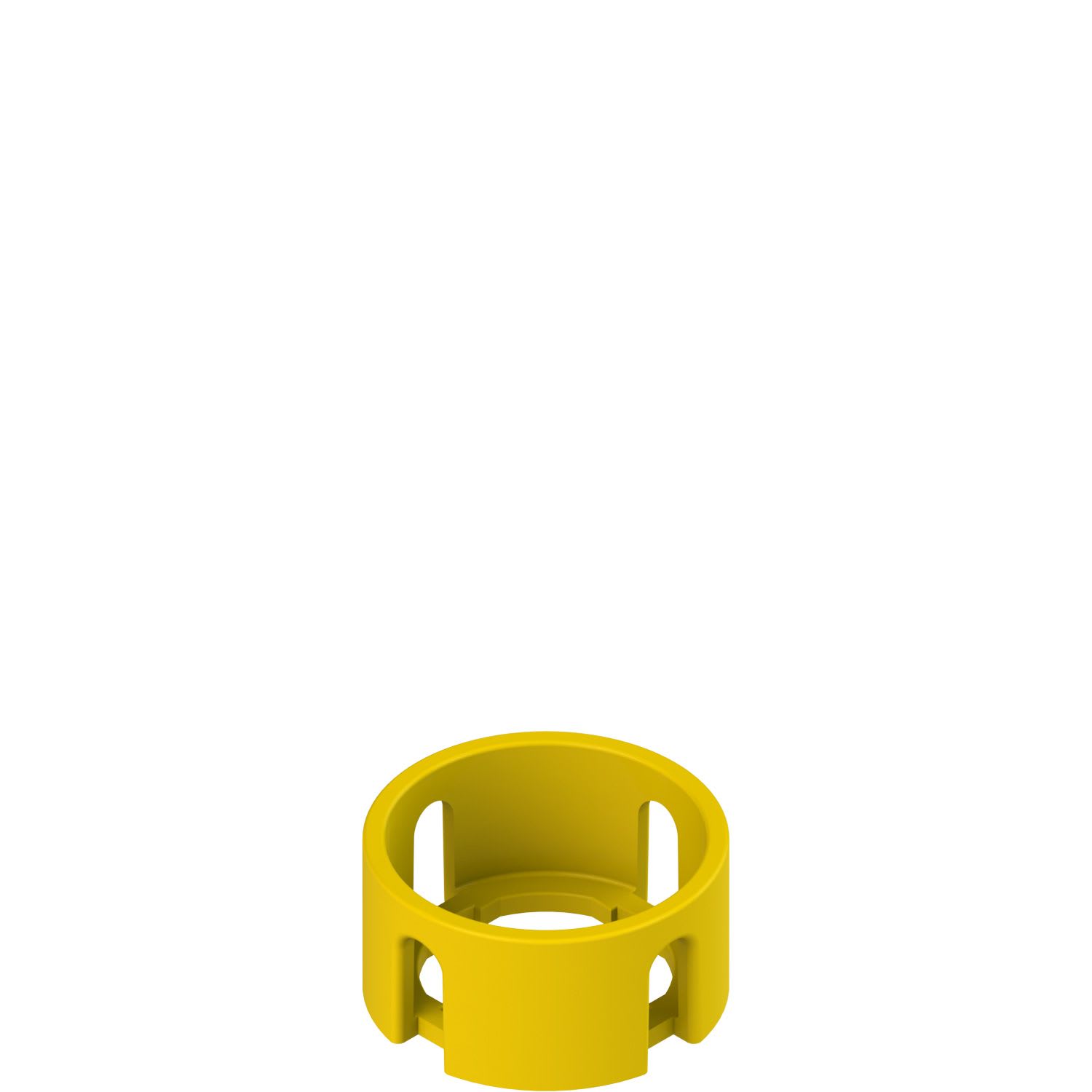 Pizzato - Collerette de protection cylindrique jaune avec 4 fentes Ø 40x20 mm