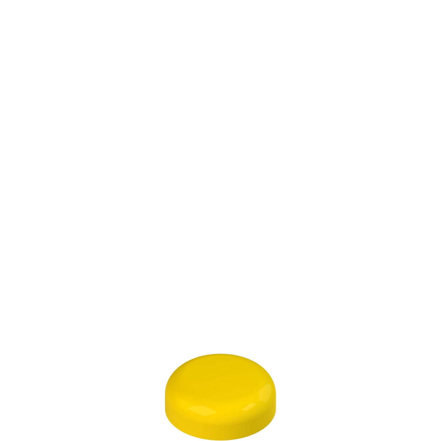 Pizzato - Verrine pour indicateurs lumineux affleurant, couleur jaune, sans marquage