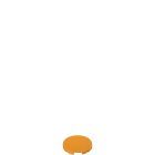 Pizzato - Verrine pour bouton-poussoir affleurant, couleur orange, sans marquage