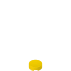Pizzato - Verrine pour bouton-poussoir dépassant, couleur jaune, sans marquage