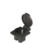 Pizzato - Prise France avec couvercle, Kit comprenant les vis de fixation