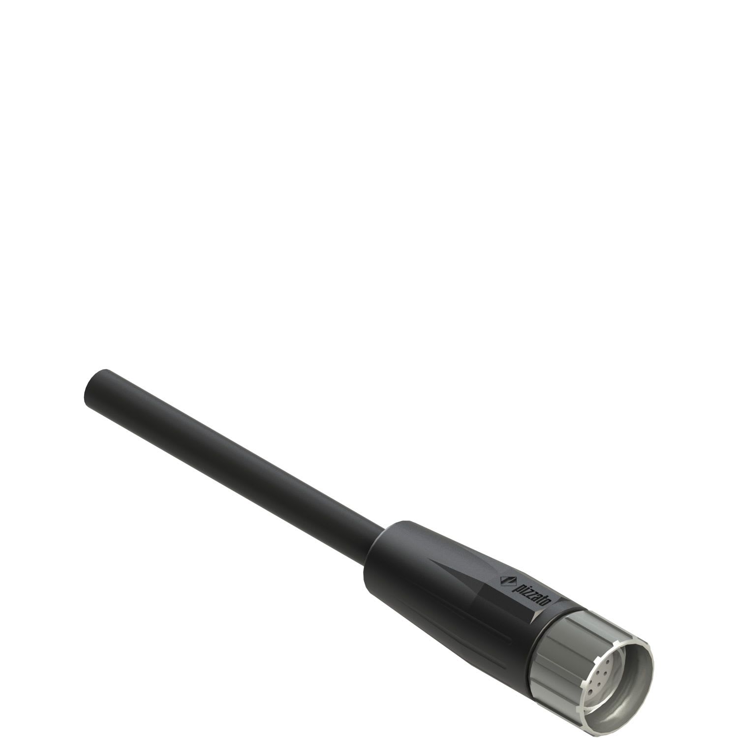 Pizzato - Connecteur M23 femelle, 12 pôles, droit avec 30m câble, revêtement de la gaine P