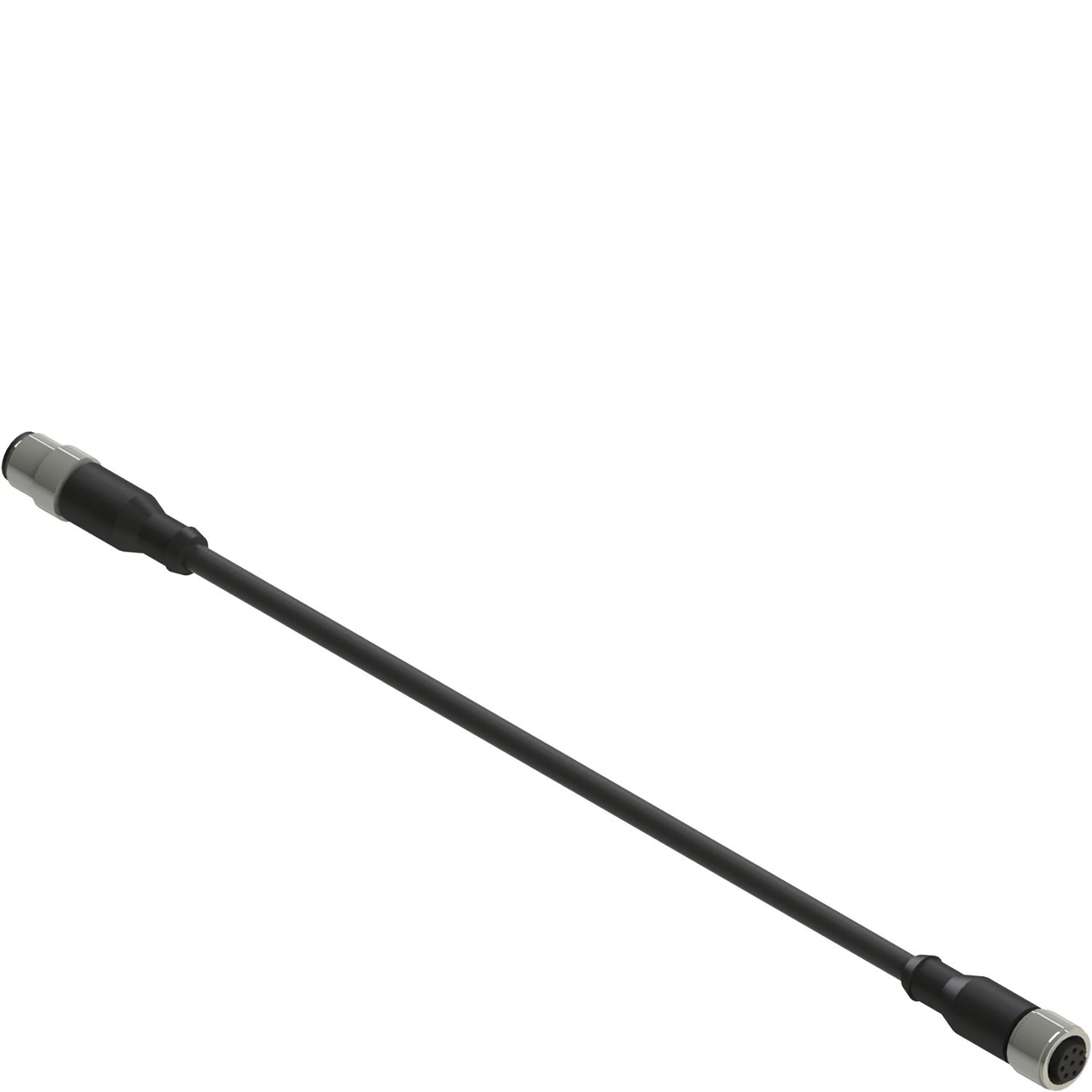 Pizzato - Connecteur M12 mâle-femelle, 8 pôles, droit avec 5m câble