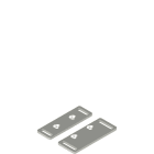 Pizzato - Couple de supports angulaires pour serie HP fournis avec vis de fixation