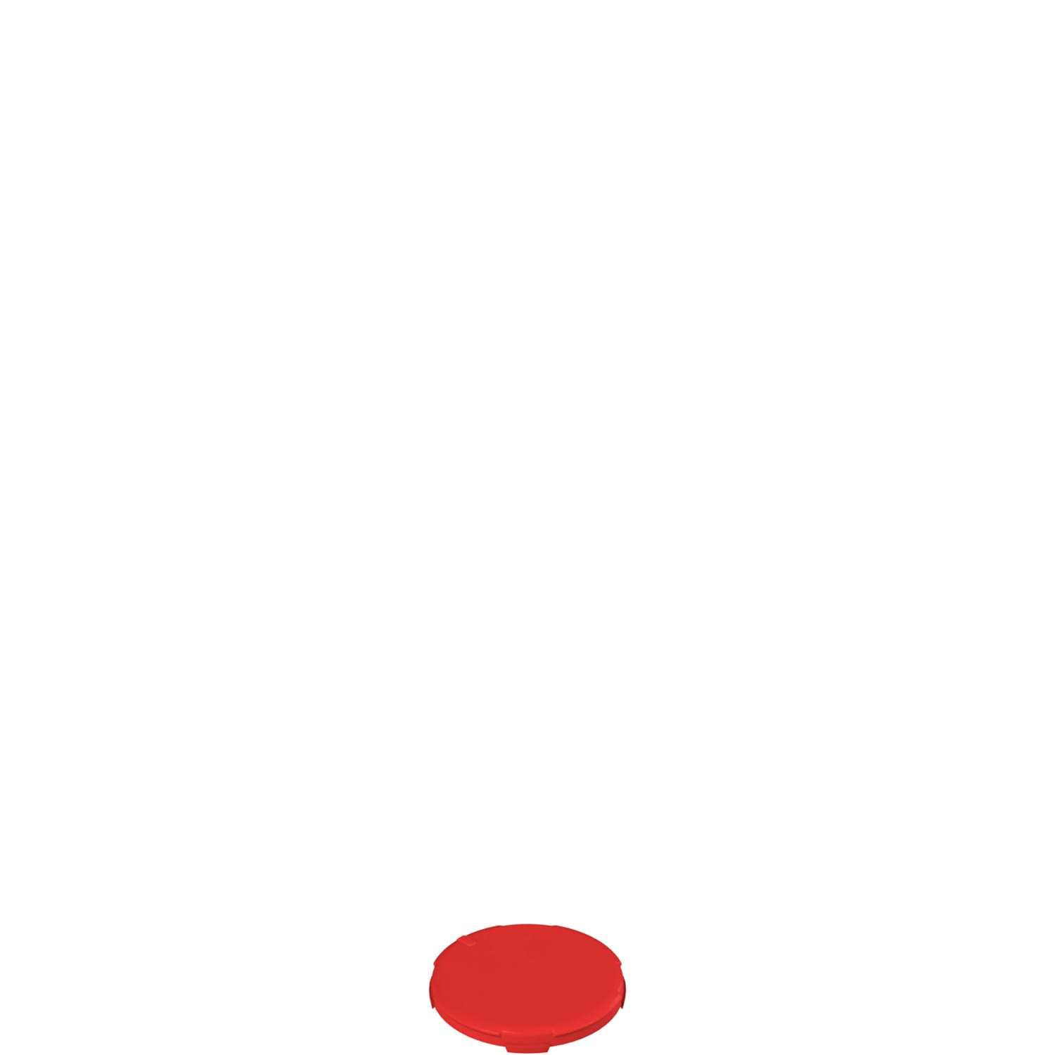 Pizzato - Verrine pour bouton-poussoir affleurant, couleur rouge, sans marquage