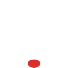 Pizzato - Verrine pour bouton-poussoir affleurant, couleur rouge, sans marquage
