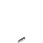 Pizzato - Rallonge en métal pour bouton de déverrouillage pour épaisseur mur max 40 mm