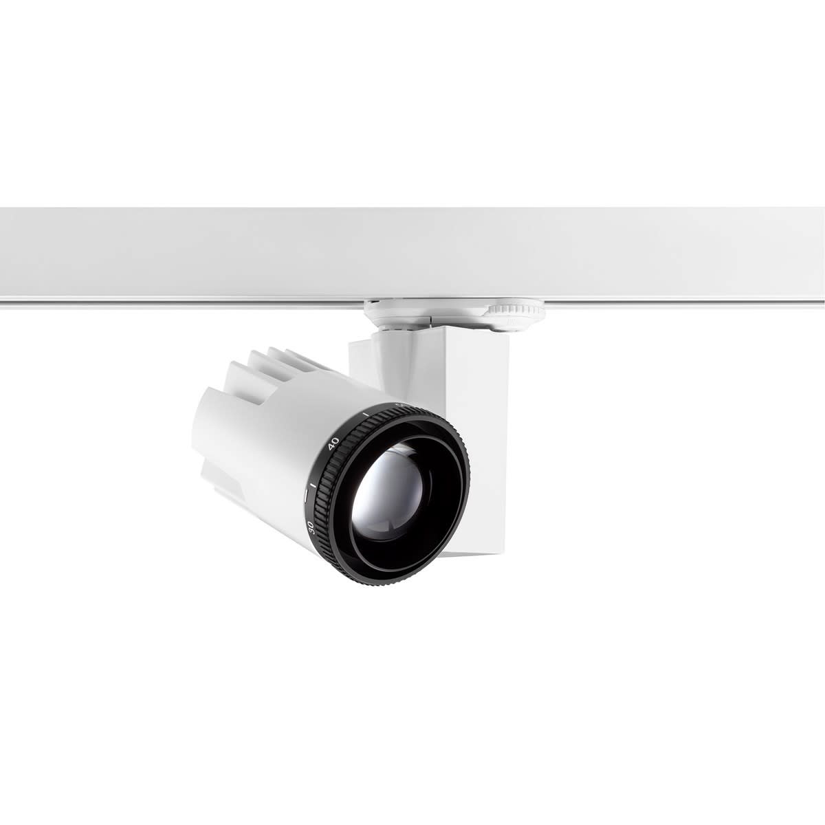 Concord - Projecteur sur rail BEACON Muse II 21W 623/1150lm 940 L3 DALI Blanc