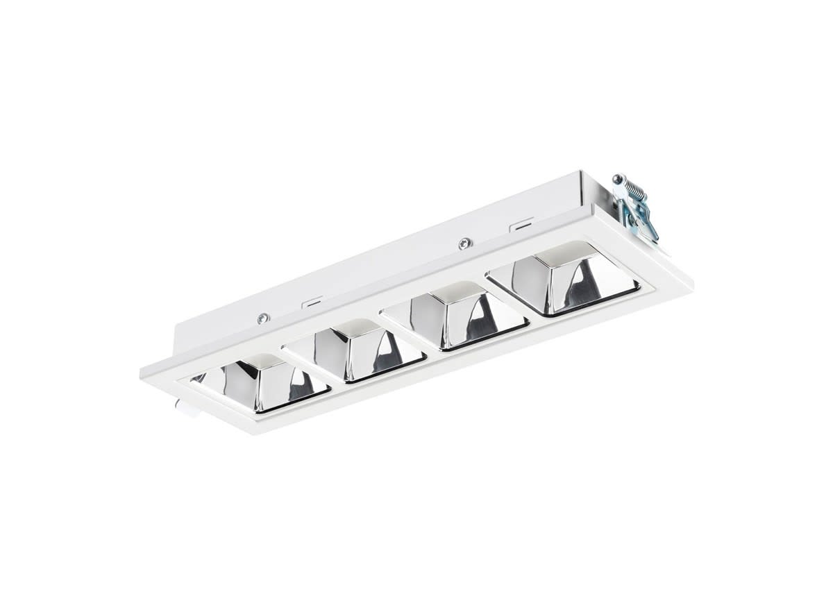 Concord - Luminaire encastré OPTIX R 4 CELLS 830  9W 1010lm Alu