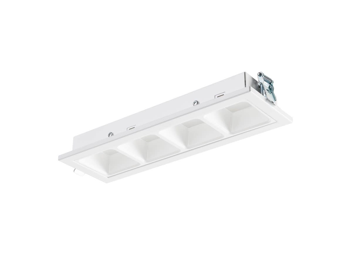 Concord - Luminaire encastré OPTIX R 4 CELLS 840 9W 1059lm Bla DALI