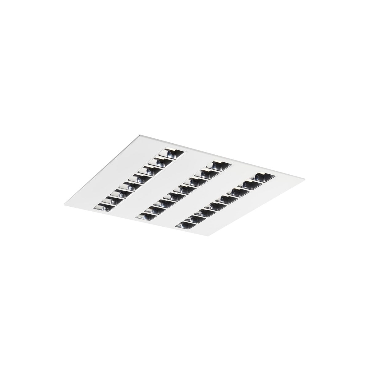 Concord - Luminaire encastré OPTIX E 600 3L 24,5W 3250lm 830 Alu