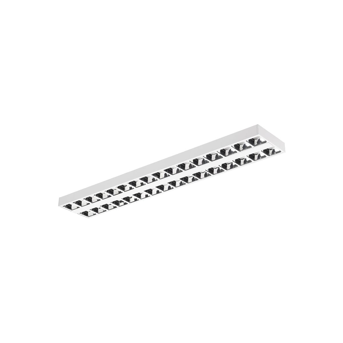 Concord - Luminaire surface et suspendu OPTIX S 1200 2L 24,5W 3400lm 830 Alu DA