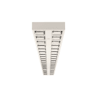 Concord - Luminaire surface et suspendu OPTIX S 1500 2L HO 47W 7000lm 840 D/I Alu SSA
