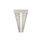 Concord - Luminaire surface et suspendu OPTIX S 1500 2L HO 45W 7000lm 840 D/I Alu SSA