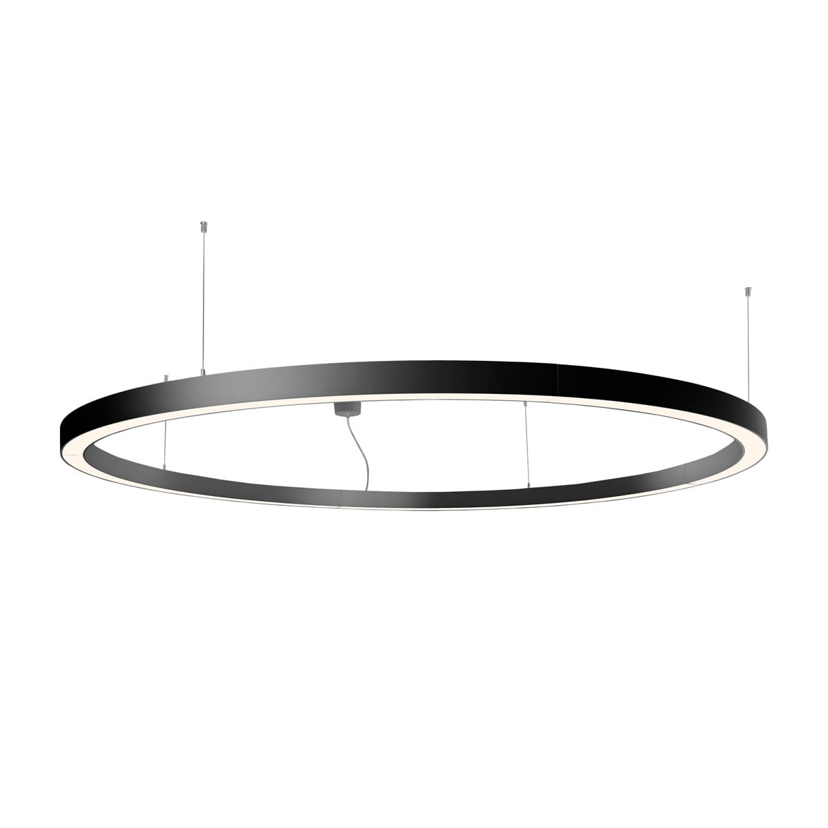 Concord - Suspensions Nilo 1200mm 84,80W 9570lm Opal Noir Direct/Indirect 940 version DALI