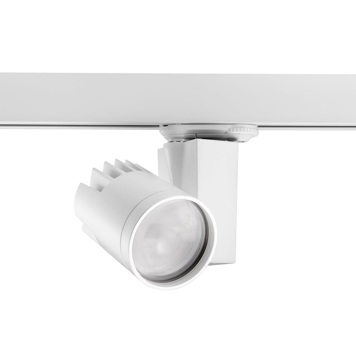 Concord - Projecteur sur rail BEACON 85 3000K Faisc.Etroit L3 DIM VAR PHASE BLC