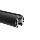 Concord - Lytespan Rail en section Ronde 1m Noir 9000-1/B-ST15