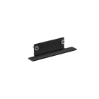 Concord - Rail Lytespan Encastré Trimless Platine terminale inférieure+Vis Noir 9004/TRL-B