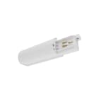 Concord - Rail Lytespan en section ronde Alimentation terminale droite Blanc 9001-ST15/W