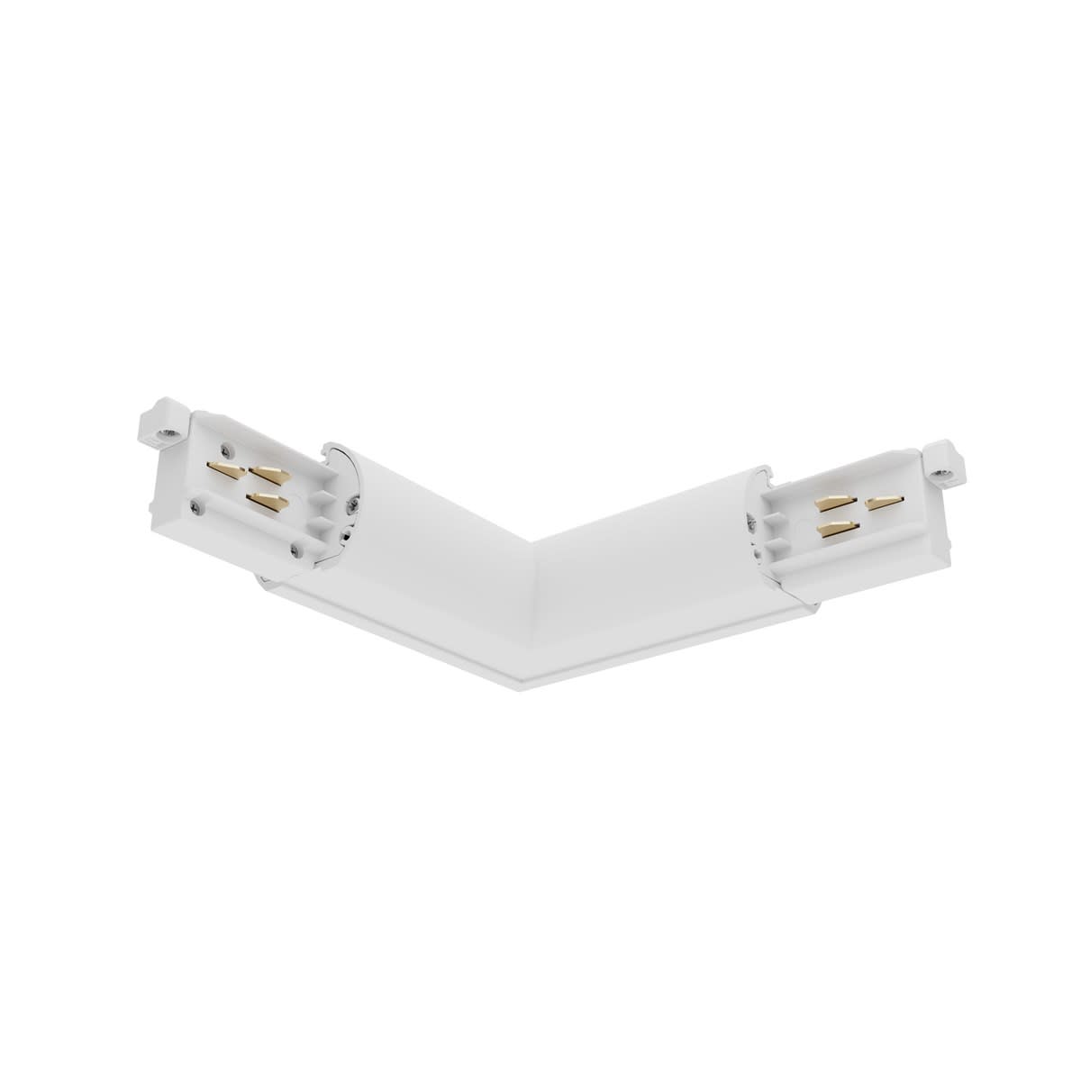 Concord - Lytespan Rail en section ronde Alimentation en L Extérieur Blanc 9012-ST15/W