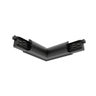 Concord - Lytespan Rail en section ronde Alimentation en L Extérieure Noir 9012-ST15/B