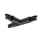 Concord - Lytespan en section ronde Alimentation en T Extérieure gauche Noir 9013-ST15/B