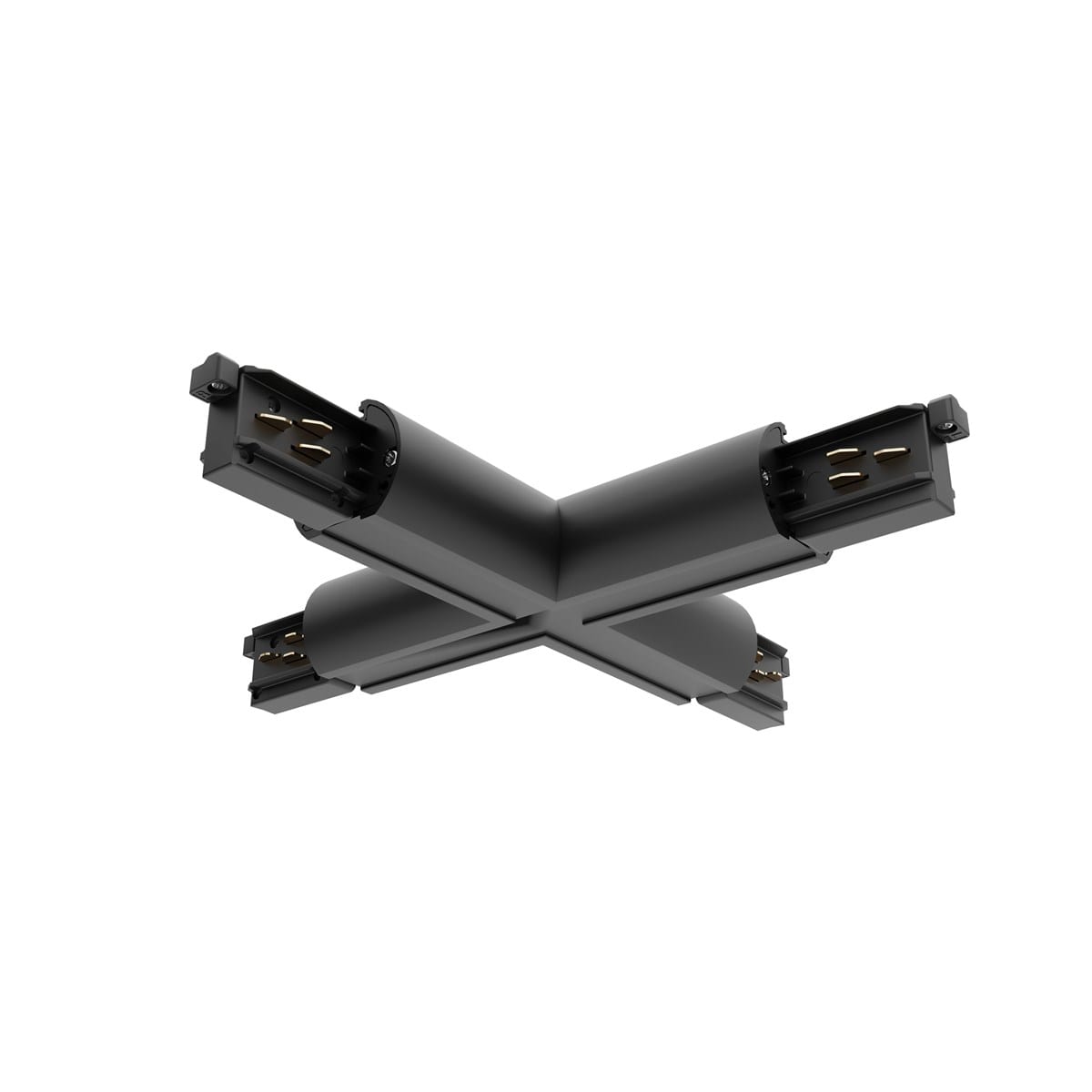 Concord - Lytespan Rail en section ronde Alimentation en X Noir 9017-ST15/B