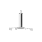 Concord - Rail Lytespan en H Pince de fixation rapide avec Gripper Blanc S-9000/114-T-W-H