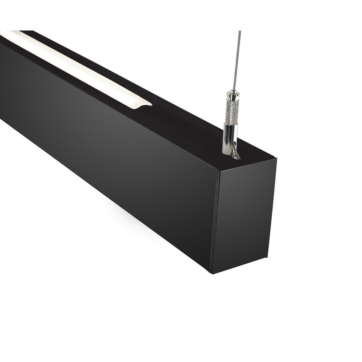 Concord - MC2 Mini Continuum II D/I Kit 2,4m 58W 7500lm 830 Version DALI Noir Prismatique