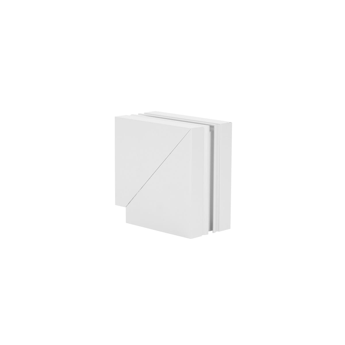 Concord - ACC. CONTINUUM .LED Connecteur Angle vert. 90° Blc opal