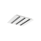 Concord - Luminaire encastré OPTIX E 600 3L HO 34W 4500lm 840 Aluminium SSA