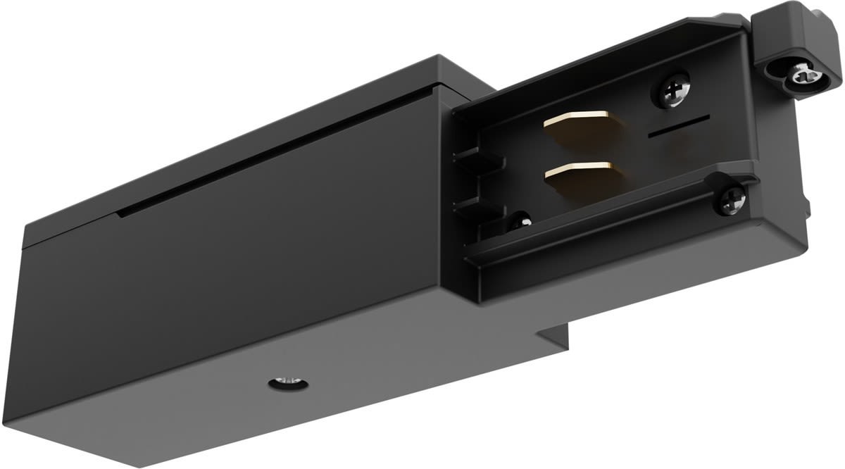 Concord - Rail OneTrack 3Phases Alim. enfich. Term. Droit Noir