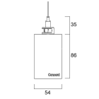 Concord - Mini Continuum II D/I Kit 2,4m 58W 8100lm 840 DALI Blanc Diffuseur Opale