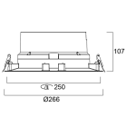 Concord - Downlight Solstice UGR19 250 17W 2300lm 930 DALI A/B